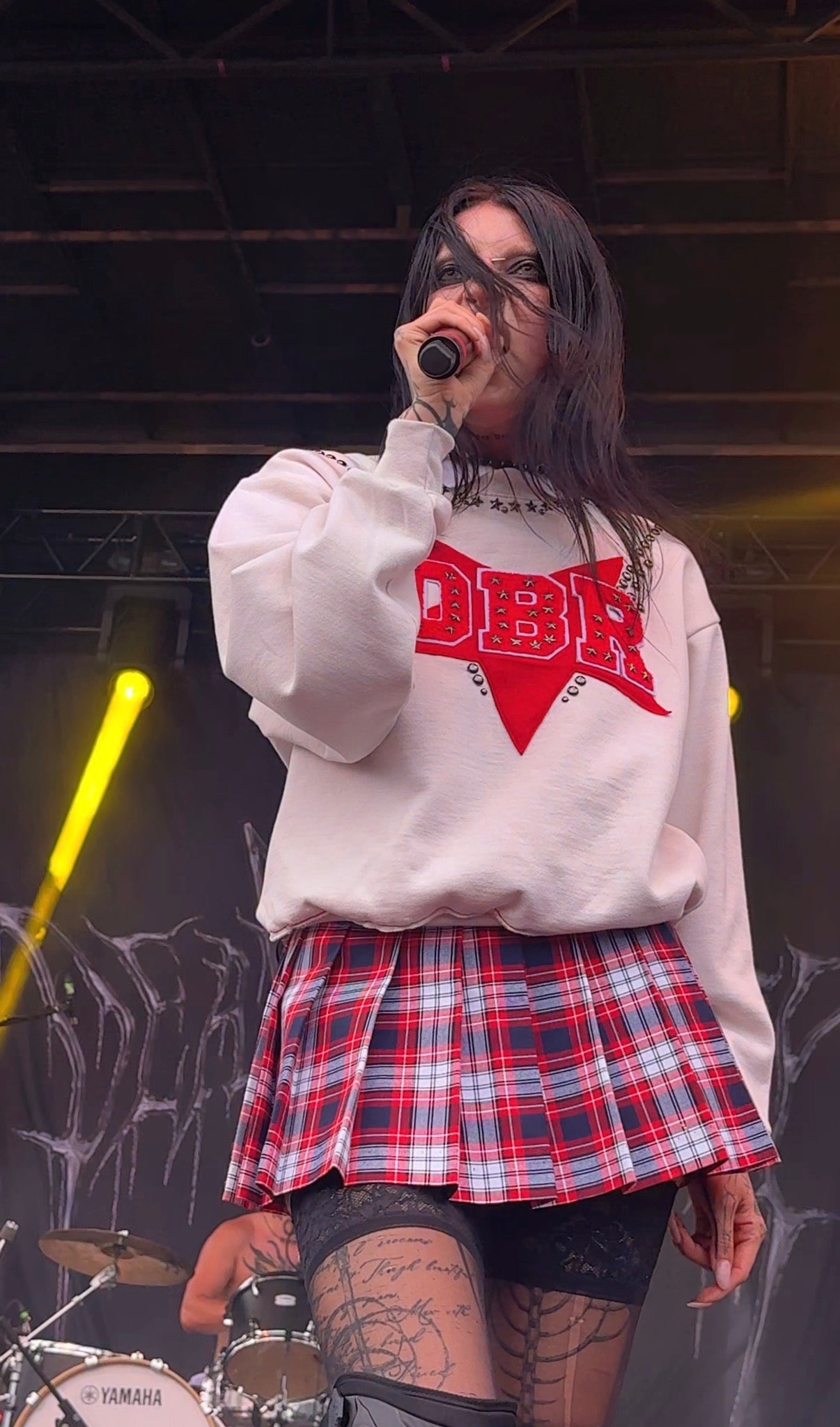 ORIGINAL DBR 2468 CHEER SWEATSHIRT (Red studded) UNISEX