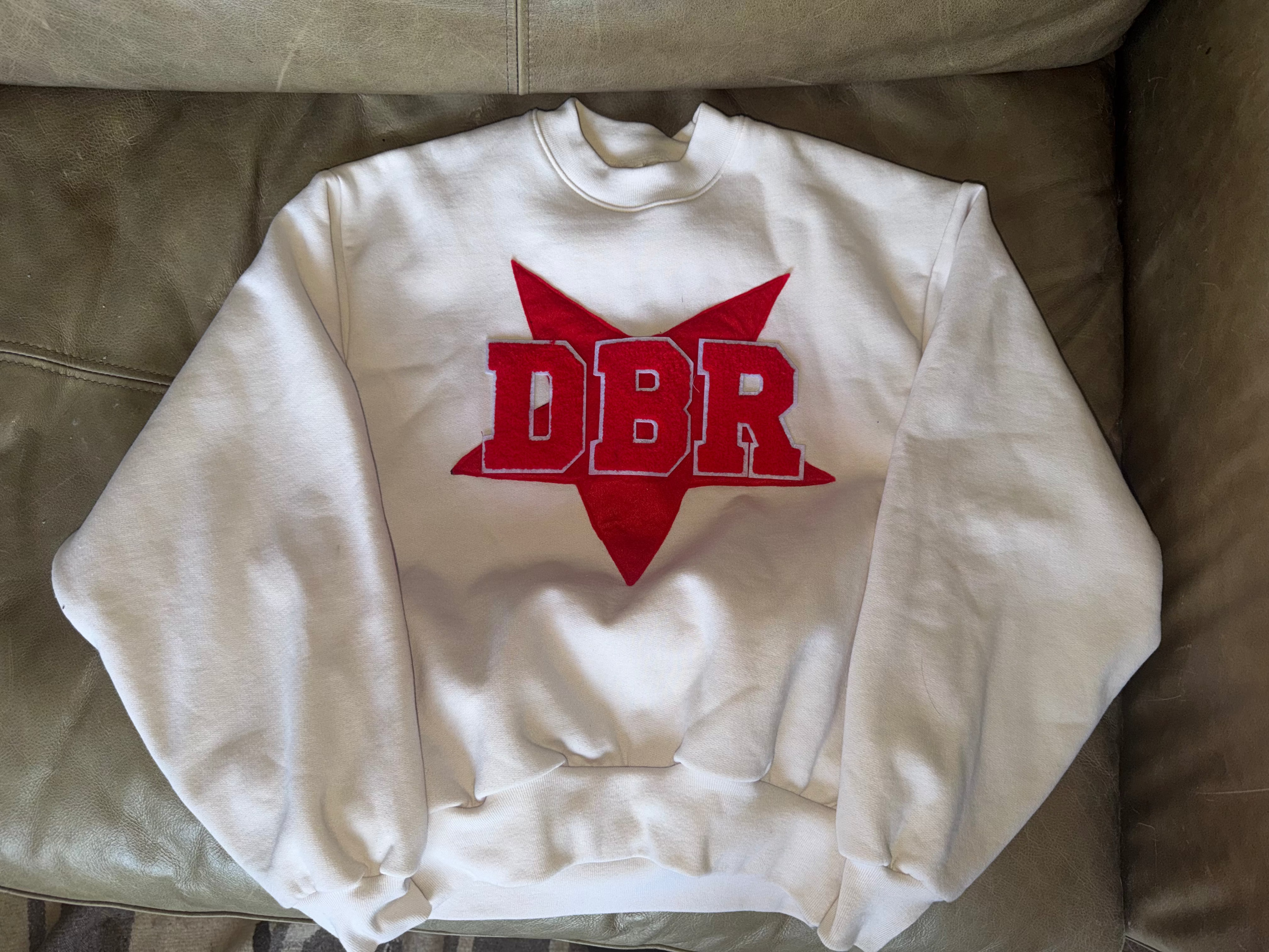 ORIGINAL DBR 2468 CHEER SWEATSHIRT (Red font on red star) UNISEX