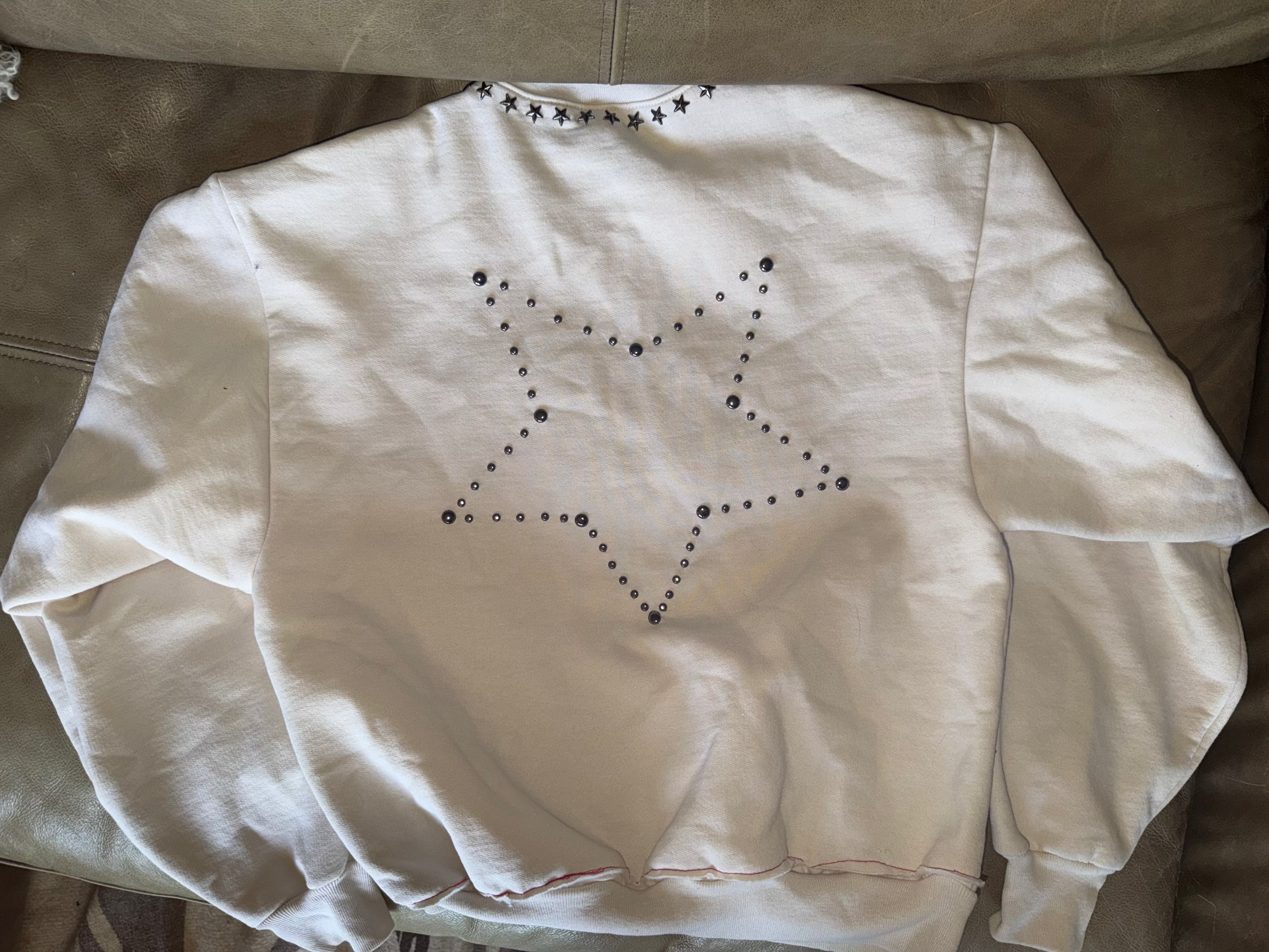 ORIGINAL DBR 2468 CHEER SWEATSHIRT (Red studded) UNISEX