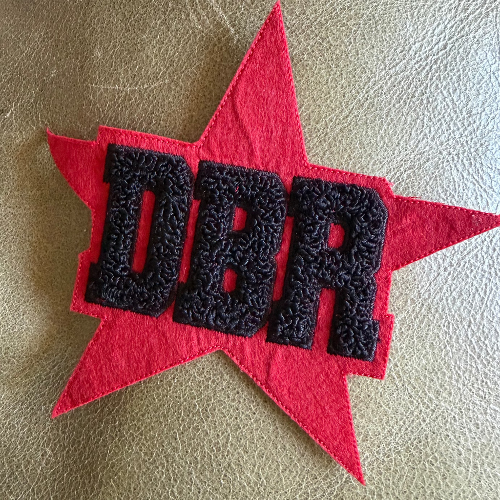 2468 DBR IRON-ON CHEER PATCH
