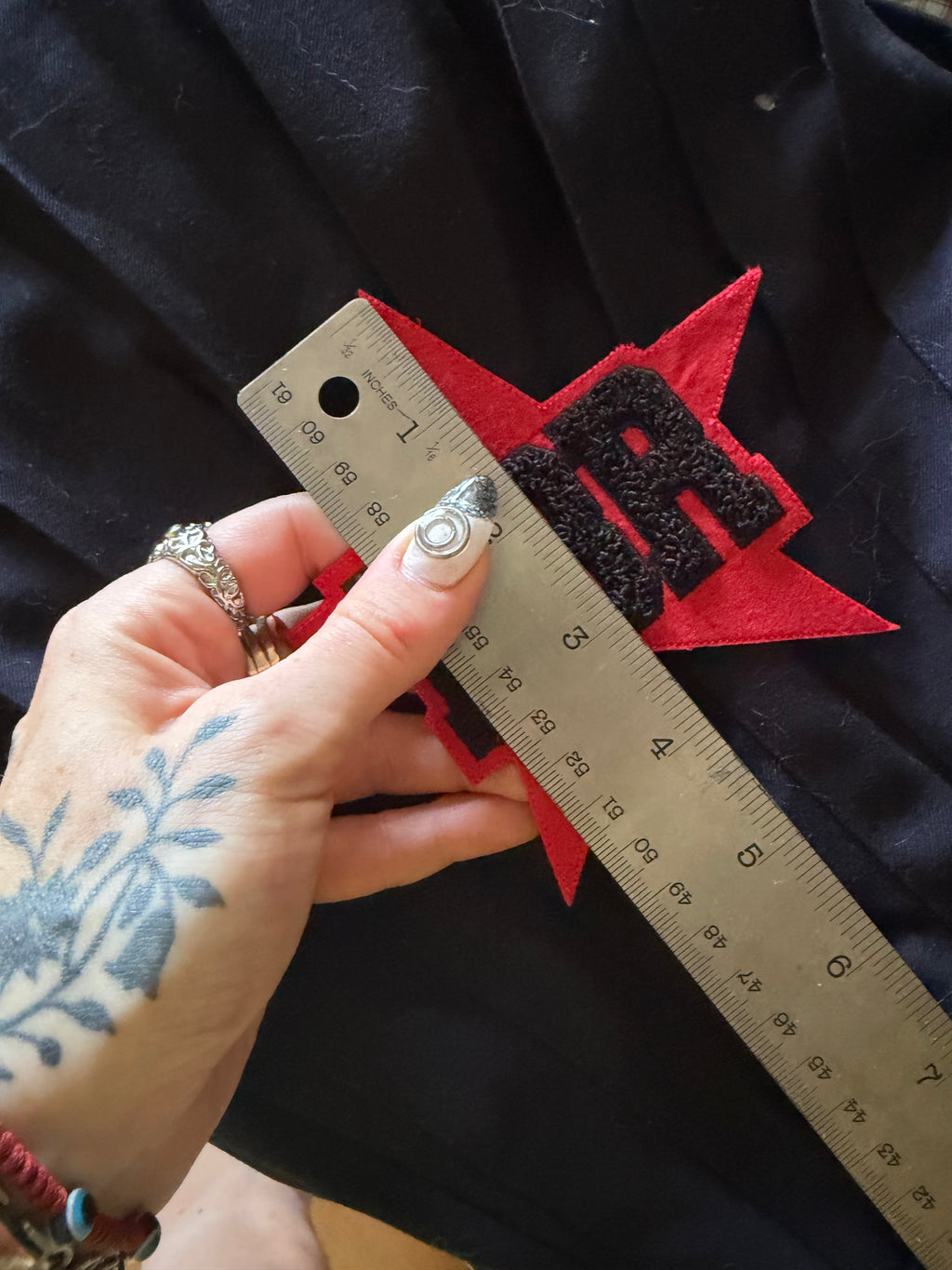 2468 DBR IRON-ON CHEER PATCH