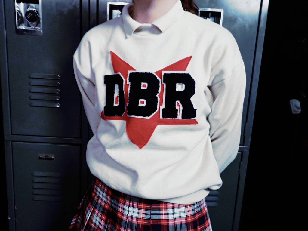 ORIGINAL DBR 2468 CHEER SWEATSHIRT (Black font on red star) UNISEX