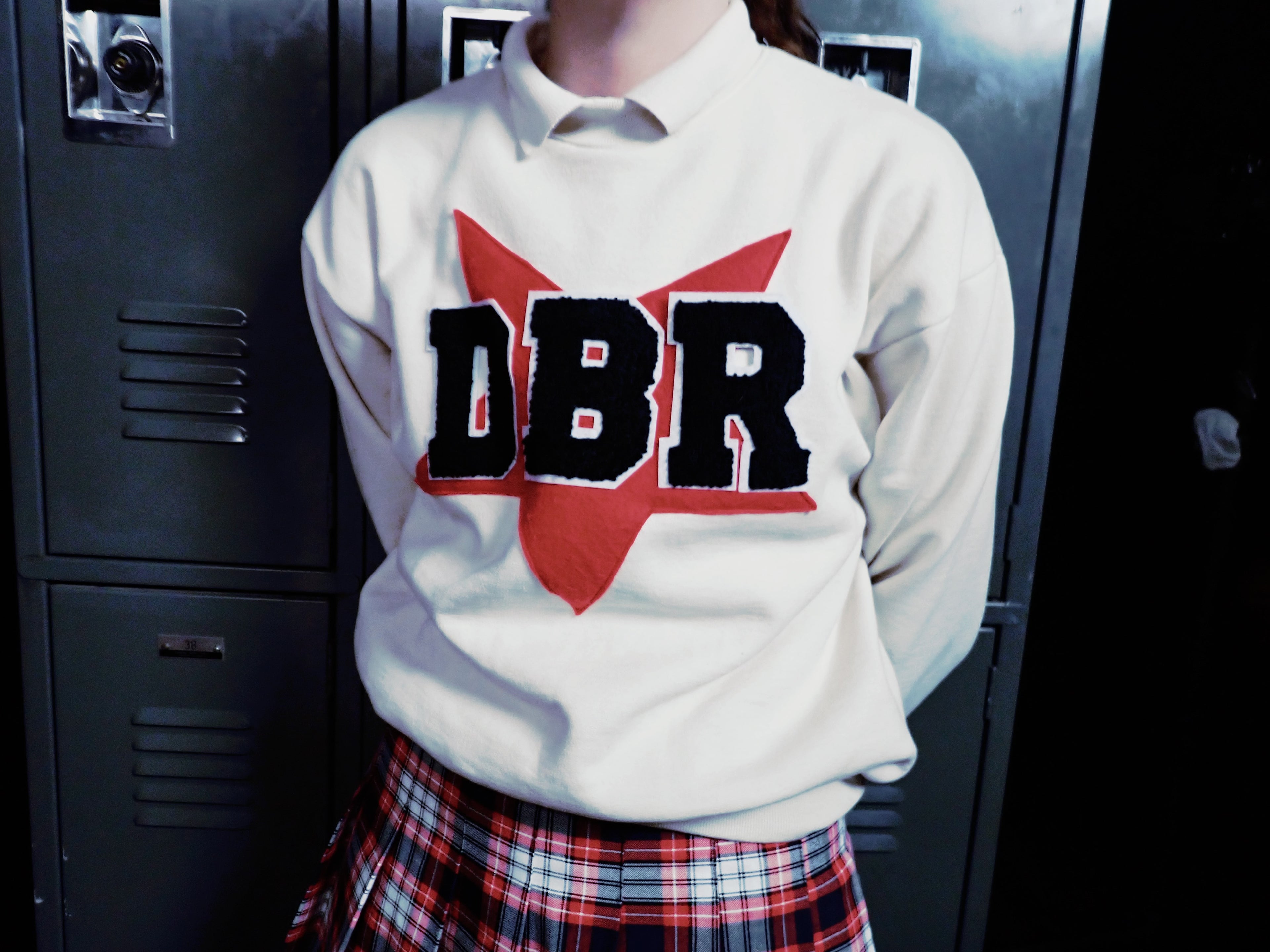 ORIGINAL DBR 2468 CHEER SWEATSHIRT (Black font on red star) UNISEX