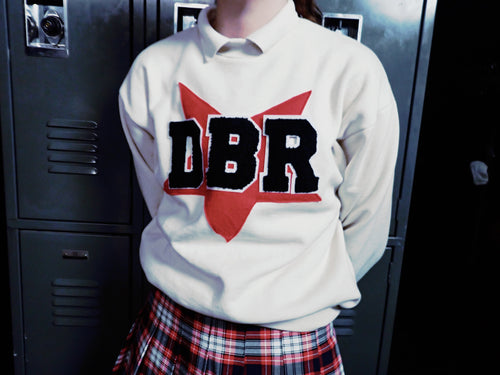 ORIGINAL DBR 2468 CHEER SWEATSHIRT (Black font on red star) UNISEX