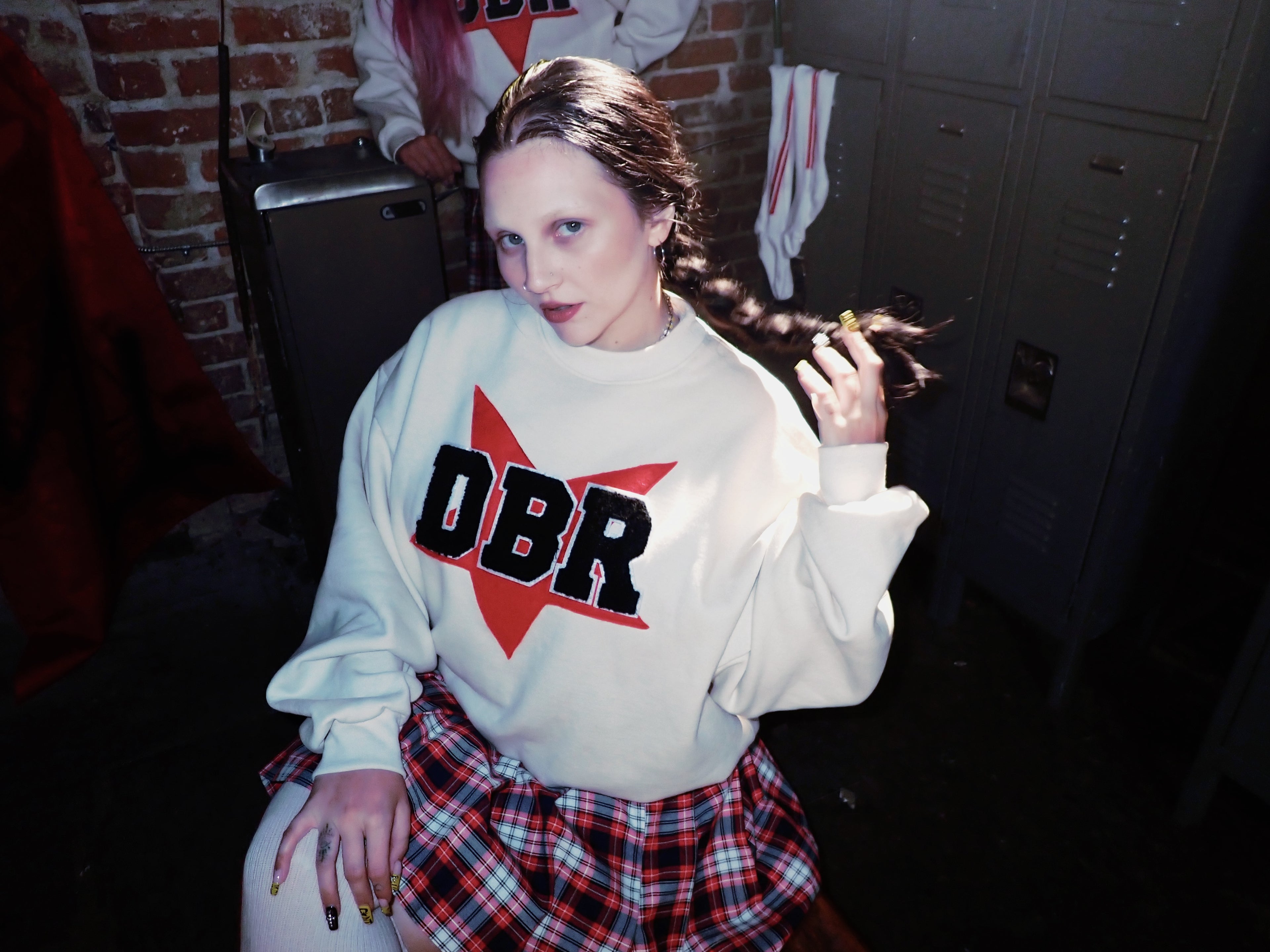 ORIGINAL DBR 2468 CHEER SWEATSHIRT (Black font on red star) UNISEX